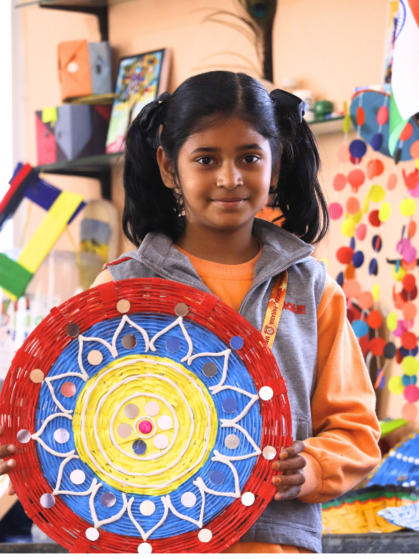 Students performing music