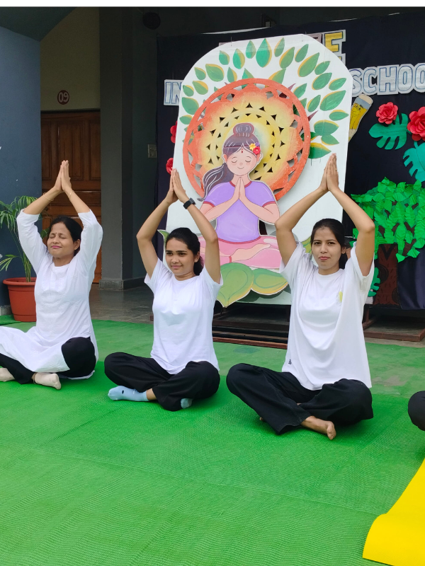 Students engaged in physical activities